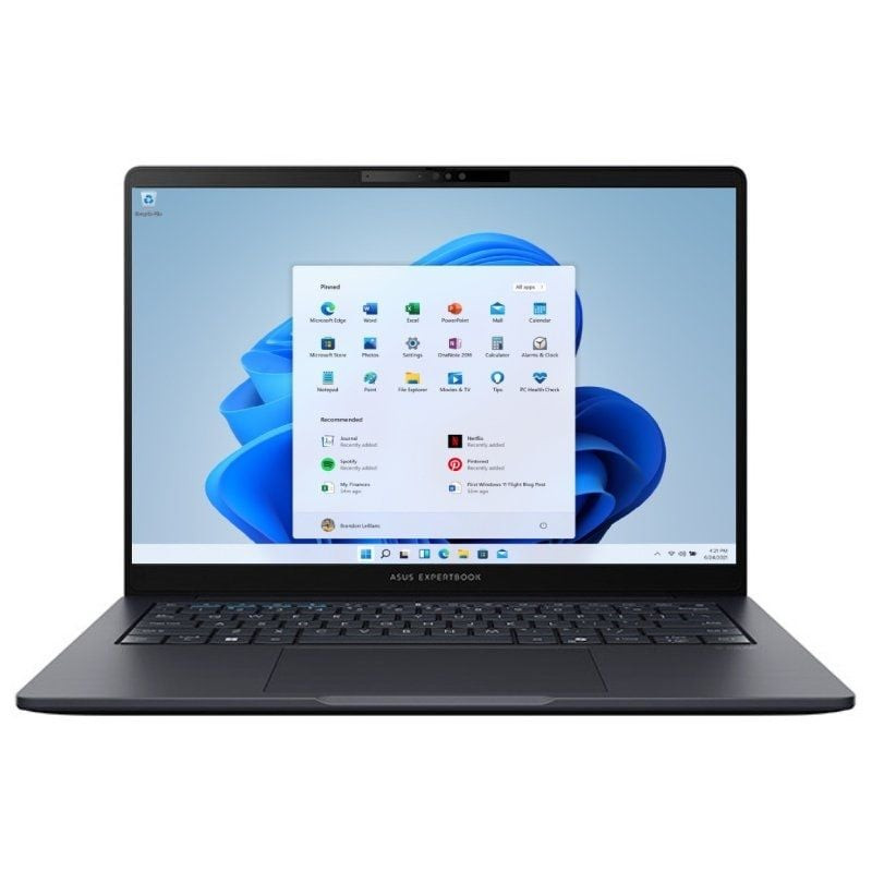 Portátil asus expertbook b3 b3405cca-ly0045x intel core ultra 5-225h/ 16gb/ 512gb ssd/ 14'/ win11 pro