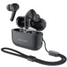 Auriculares bluetooth vention echo lite e11 plus con estuche de carga/ autonomía 6h/ negros