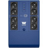 Sai línea interactiva woxter multibase ups 800 va/ 800va-480w/ 8 salidas/ formato torre