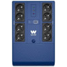 Sai línea interactiva woxter multibase ups 1200 va/ 1200va-720w/ 8 salidas/ formato torre