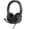 Auriculares trust ayda max usb/ con micrófono/ usb/ negros