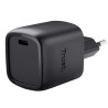 Cargador de pared gan trust maxo 30w/ 1xusb tipo-c/ 30w