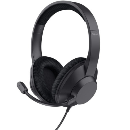 Auriculares trust ayda max usb-enc/ con micrófono/ usb/ negros