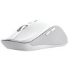 Ratón ergonómico inalámbrico trust ferro/ hasta 3200 dpi/ blanco