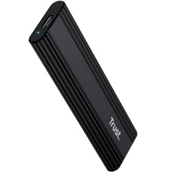 Caja externa para disco ssd m.2 trust 25806/ usb 3.2 gen2/ sin tornillos