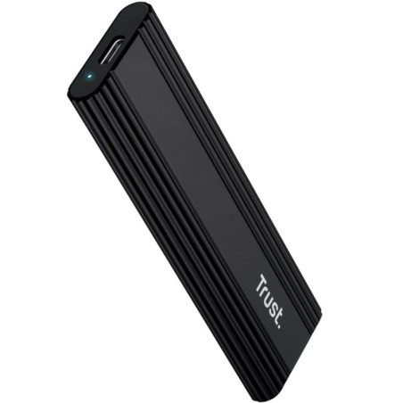 Caja externa para disco ssd m.2 trust 25806/ usb 3.2 gen2/ sin tornillos