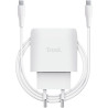 Cargador de pared gan trust maxo 45w/ 1xusb tipo-c/ incluye cable usb tipo-c/ 45w