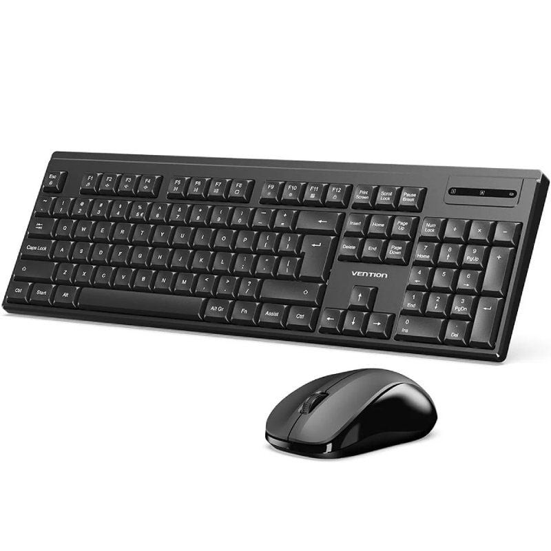 Teclado y ratón inalámbricos vention combo ktzb0-es