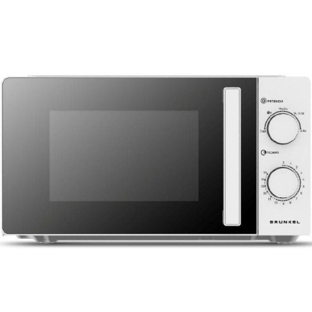 Microondas grunkel mwg-20grill/ 700w/ capacidad 20l/ función grill/ blanco