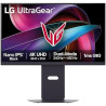 Monitor gaming lg ultragear 27g850a-b 27'/ 4k/ 1ms/ 240hz/ ips/ regulable en altura/ morado grisáceo