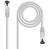 Cable de red rj45 sstp nanocable 10.20.2007 cat.8.1/ 7m/ gris