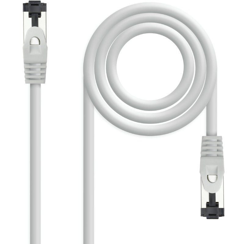 Cable de red rj45 sstp nanocable 10.20.2001 cat.8.1/ 1m/ gris