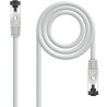 Cable de red rj45 sstp nanocable 10.20.2001 cat.8.1/ 1m/ gris