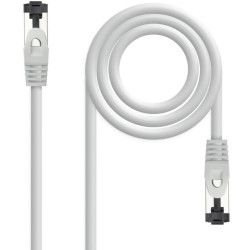 Cable de red rj45 sstp nanocable 10.20.2002 cat.8.1/ 2m/ gris