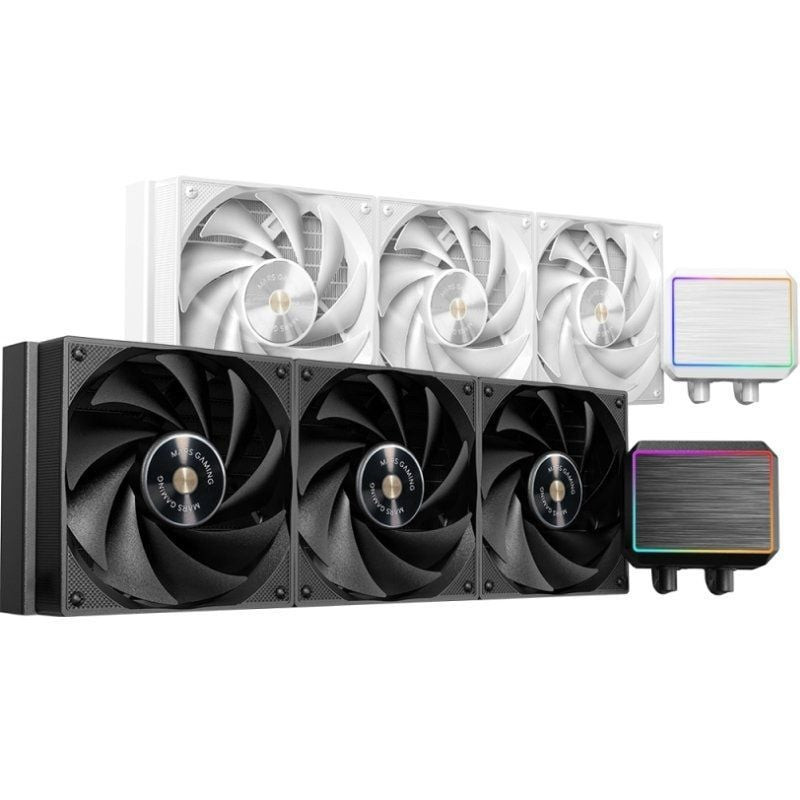 Sistema de refrigeración líquida mars gaming ml-proii360/ negro