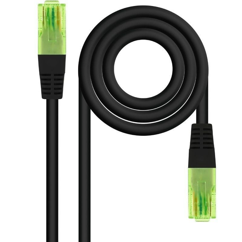 Cable de red rj45 utp nanocable 10.20.1403-bk cat.6/ 3m/ negro
