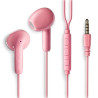 Auriculares intrauditivos ngs cross flip/ con micrófono/ jack 3.5/ rosas