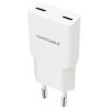 Cargador de pared nanocable 10.10.2029/ 2xusb tipo-c/ 30w/ blanco