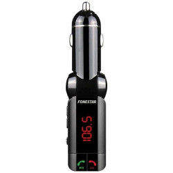 Transmisor fm/ mp3/ bluetooth fonestar tl-3ub/ 2xusb