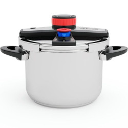 Olla a presión orbegozo hp 6200/ 6l/ acero inoxidable/ apta para inducción