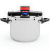 Olla a presión orbegozo hp 6200/ 6l/ acero inoxidable/ apta para inducción