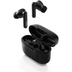 Auriculares bluetooth panasonic rz-b110w con estuche de carga/ autonomía 6h/ negros