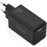 Cargador de pared gan aisens asch-65w3p073-bk/ 2xusb tipo-c/ 1xusb/ 65w/ negro