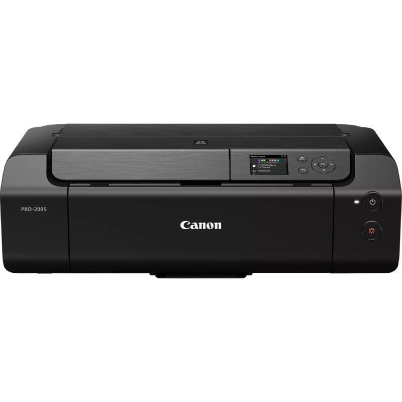 Impresora fotográfica a3+ canon pixma pro-200s wifi/ negra