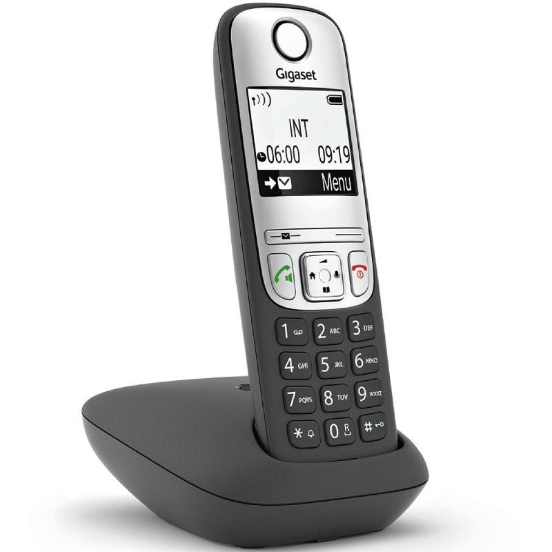 Teléfono inalámbrico gigaset a690/ negro
