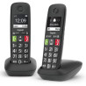 Teléfono inalámbrico gigaset e290/ pack duo/ negro