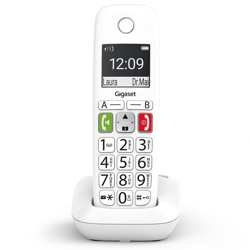 Teléfono inalámbrico gigaset e290/ blanco