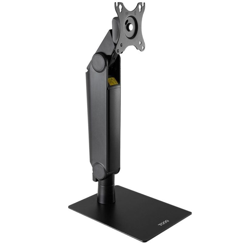 Soporte de sobremesa para monitor tooq db1741tn-b/ giratorio/ inclinable/ hasta 8kg