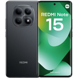 Smartphone xiaomi redmi note 15 8gb/ 256gb/ 6.77'/ negro