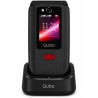 Teléfono móvil qubo x-d340cb 4g para personas mayores/ negro