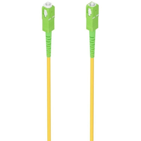Cable de fibra óptica g657a2 3.0 9/125 smf aisens a152-0983/ lszh/ 7m/ amarillo
