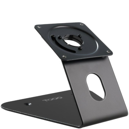 Soporte de mesa/pared para marco antirrobo de tablet tooq tqatwm3401-b/ negro