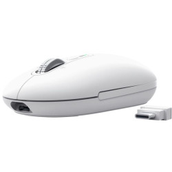Ratón inalámbrico trust seron 26019/ batería recargable/ hasta 3200 dpi/ blanco