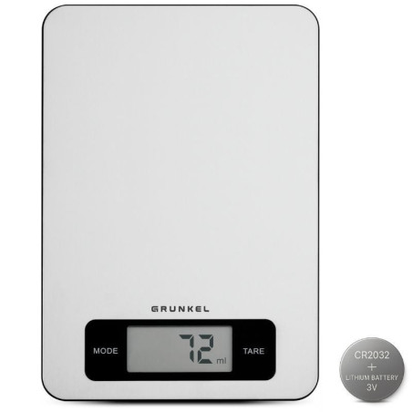 Báscula de cocina electrónica grunkel bc-cookxt/ hasta 5kg/ plata