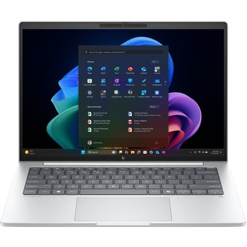 Portátil hp elitebook 8 g1i d93wbet intel core ultra 5-226v/ 16gb/ 512gb ssd/ 14'/ win11 pro